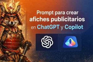 Prompt para crear afiches publicitarios en ChatGPT y Copilot